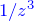 \textcolor{blue}{1/z^3}