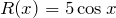 R(x)=5\cos x
