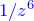 \textcolor{blue}{1/z^6}