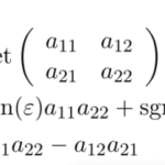 【行列式】置換σを用いたn次正方行列の行列式（定義）