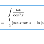 【積分】∫sec^3(x) dx（∫1/cos^3(x) dx）の積分