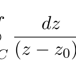 【複素積分】∮1/(z-a)^n dz の計算