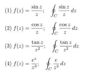 【例題で学ぶ②】ローラン展開／複素積分の例題「sinz/z」「cosz/z」「tanz/z^2」など三角関数型）