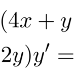 【微分方程式】y’=f(ax+by+c)型／「変数分離型」に帰着